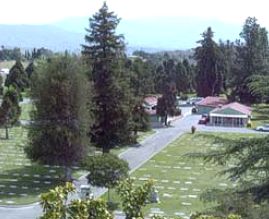 Photograph of Cementary grounds
